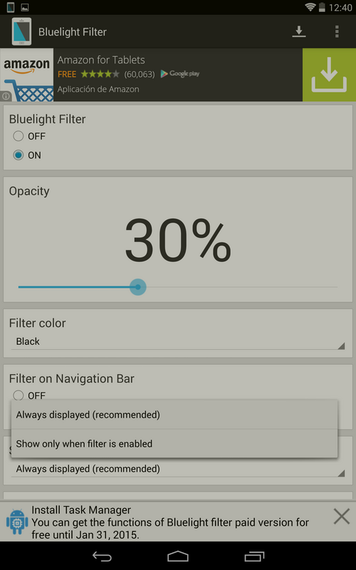 Bluelight Filter for Eye Care 5.2.3 APK feature