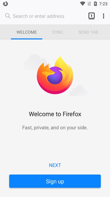 Firefox 118.1.0 APK feature