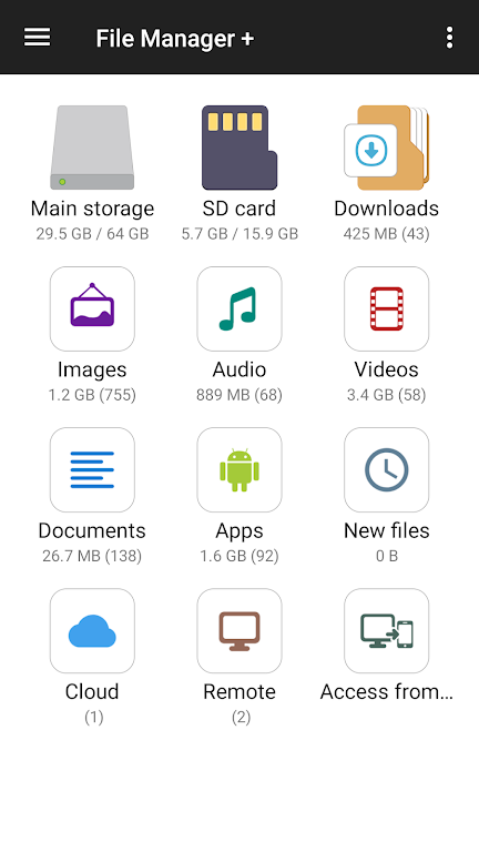 File Manager + 3.2.2 APK for Android Screenshot 1
