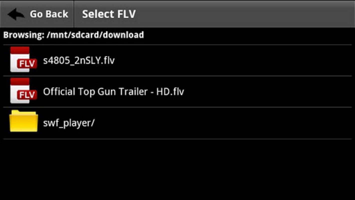 FLV Video Player 3.1.0 APK for Android Screenshot 1