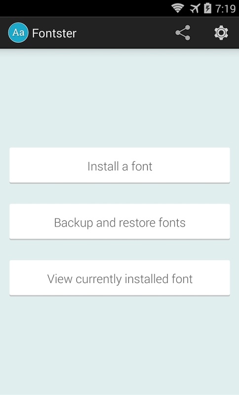 Fontster 3.4 APK for Android Screenshot 1