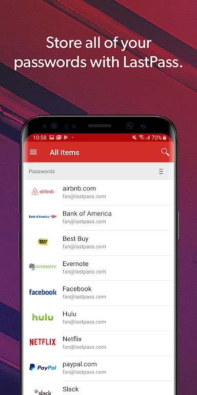 LastPass Password Manager 5.25.0.14913 APK for Android Screenshot 1