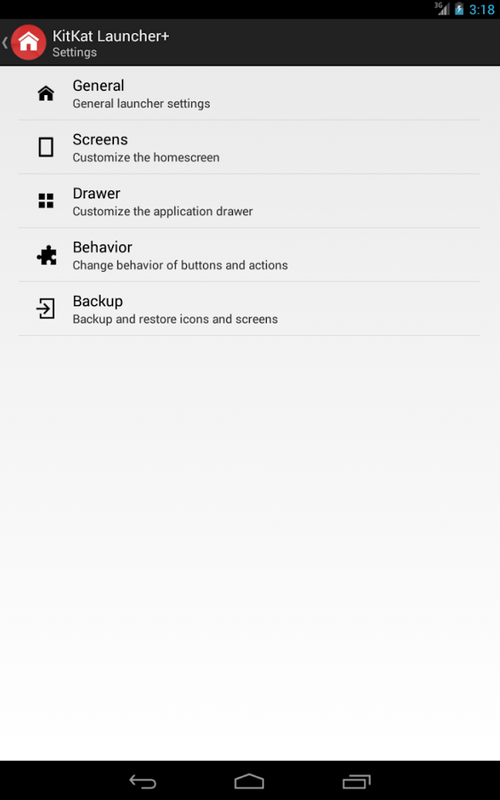 Launcher+ 1.2.7 APK for Android Screenshot 1