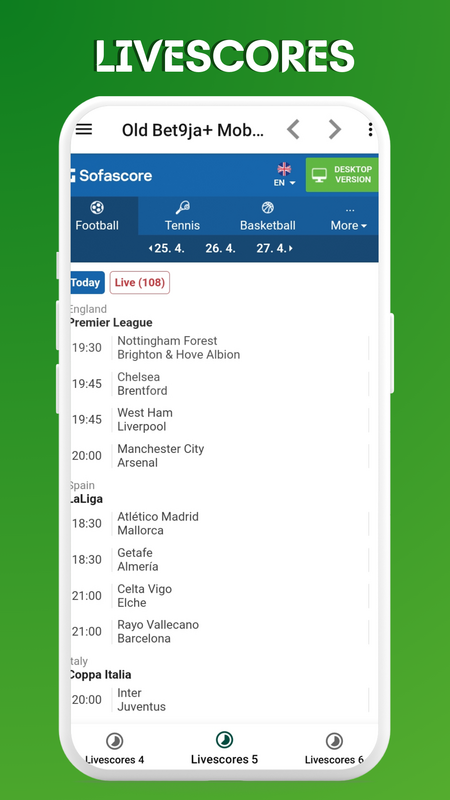 Old Bet9ja Mobile 54.07.21 APK for Android Screenshot 7