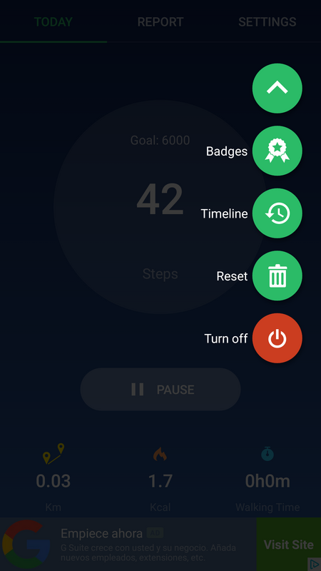 Pedometer Step Counter 1.3.6 APK feature