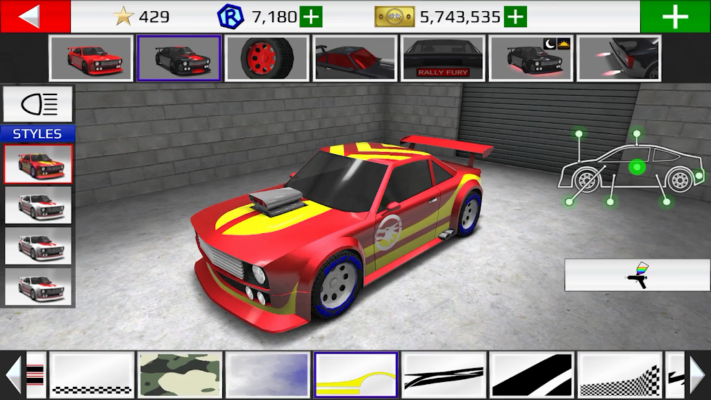 Rally Fury APK v1.109 for Android Screenshot 2