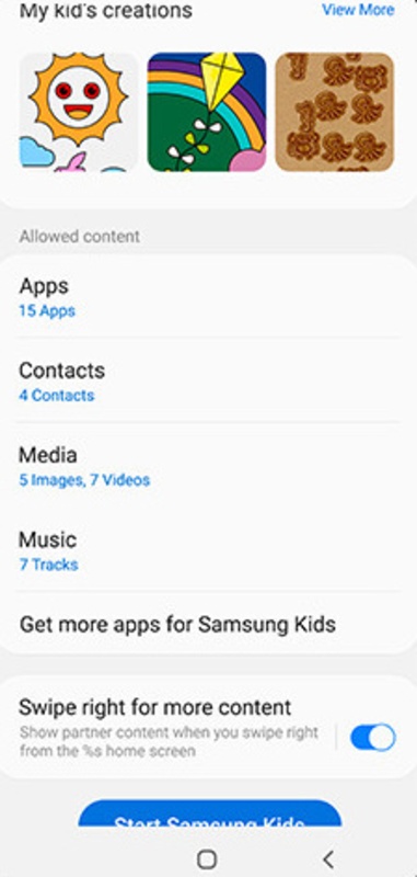 Samsung Kids Mode 12.5.02.8 APK feature