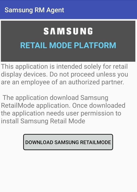 Samsung Retail Mode 3.70.6 APK feature