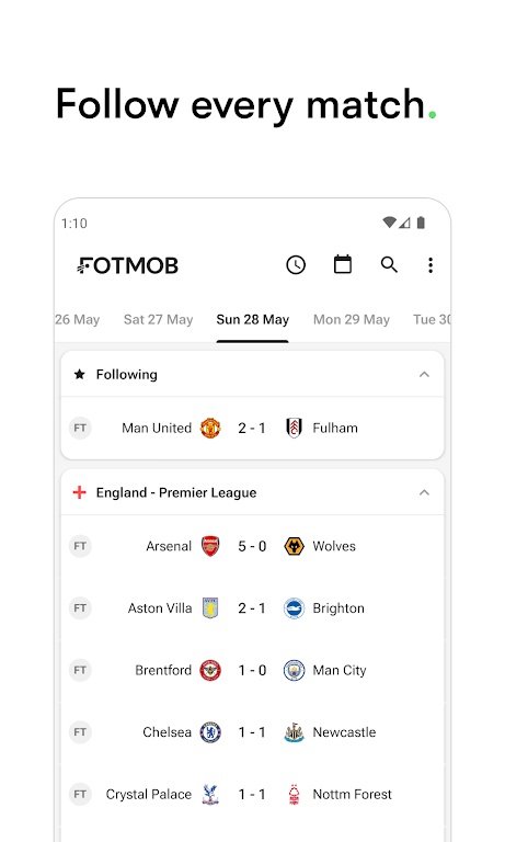 FotMob – Soccer Live Scores 176.11020.develop.20230922 APK feature