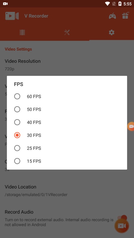 V Recorder 7.1.1 APK for Android Screenshot 1