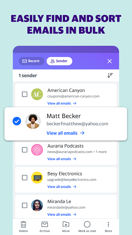 Yahoo Mail 7.24.1 APK feature