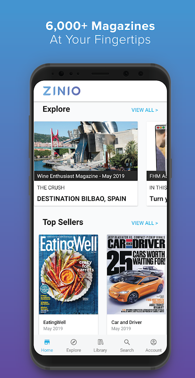 Zinio Digital Magazines 4.58.2 APK feature