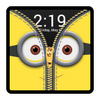 pantalla de bloqueo cremallera de color amarillo icon