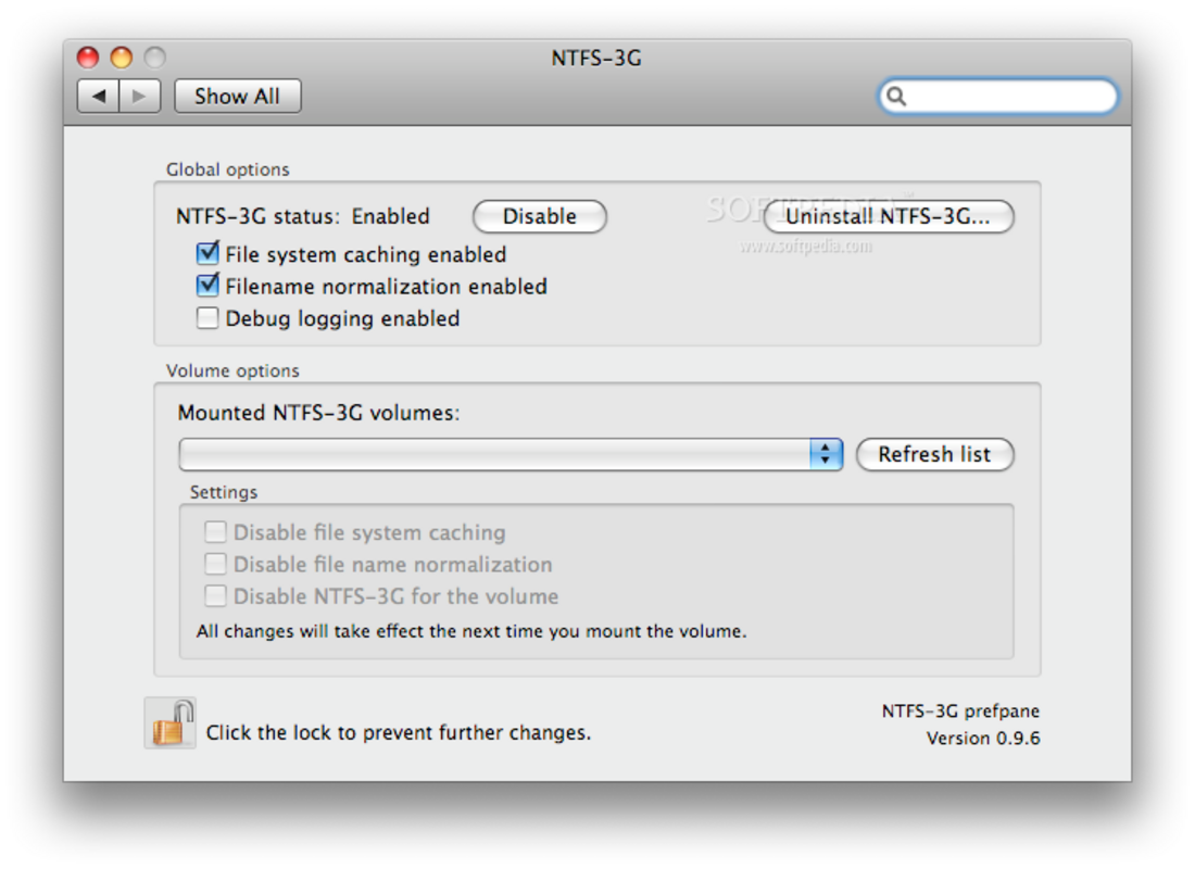 NTFS Mac 1.0 feature