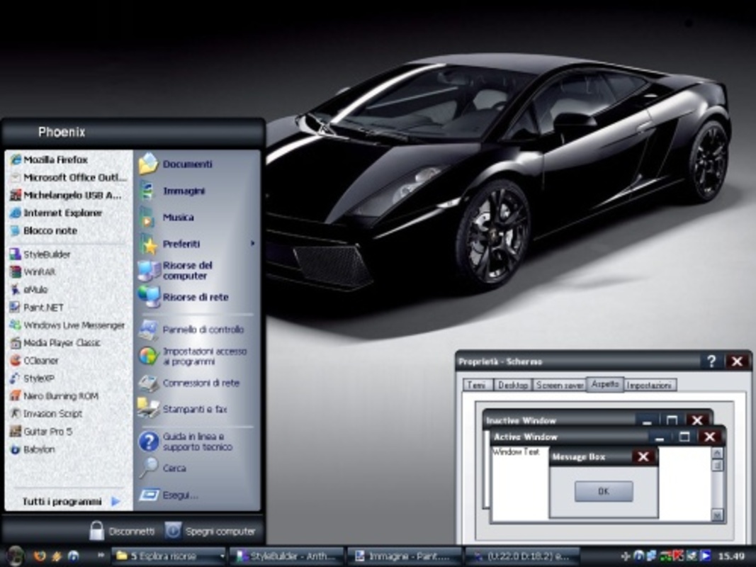 Anthracite Light Lamborghini 2.0 for Windows Screenshot 1