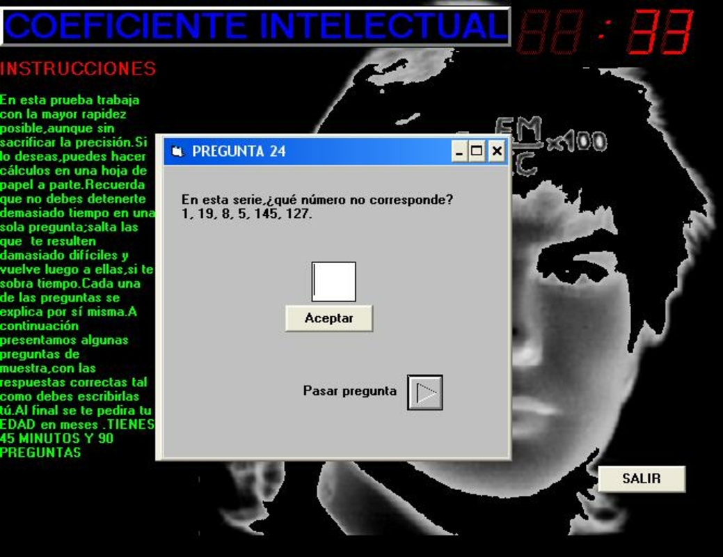 Cociente Intelectual 1.0 for Windows Screenshot 1