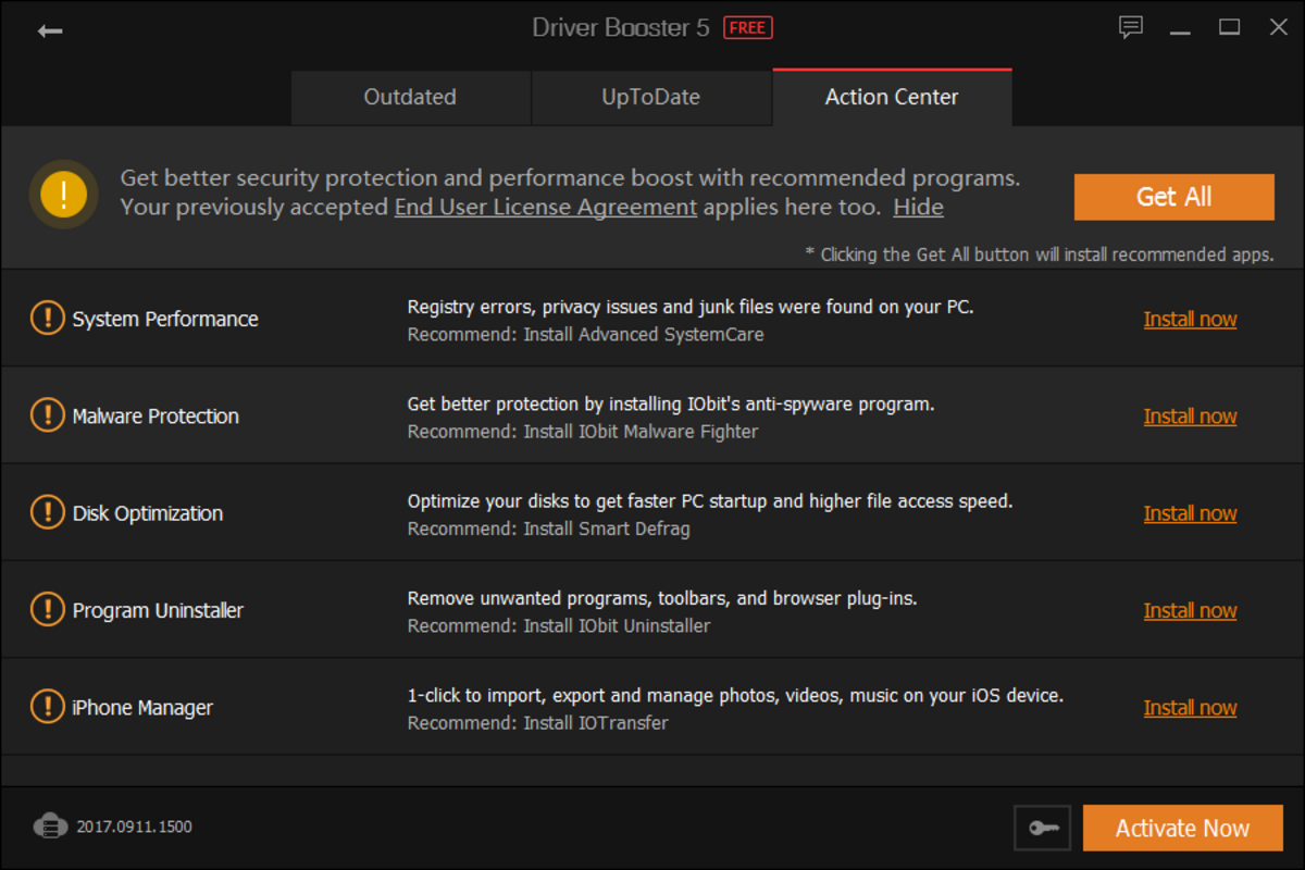 Driver Booster 11.0.0.21 feature