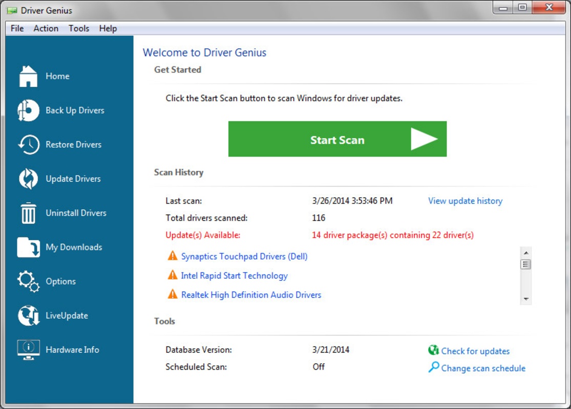 Driver Genius Professional 23.0 for Windows Screenshot 1