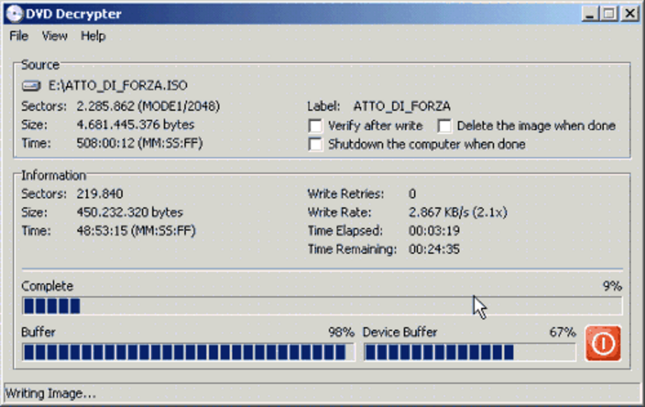 DVD Decrypter 3.5.4.0 feature