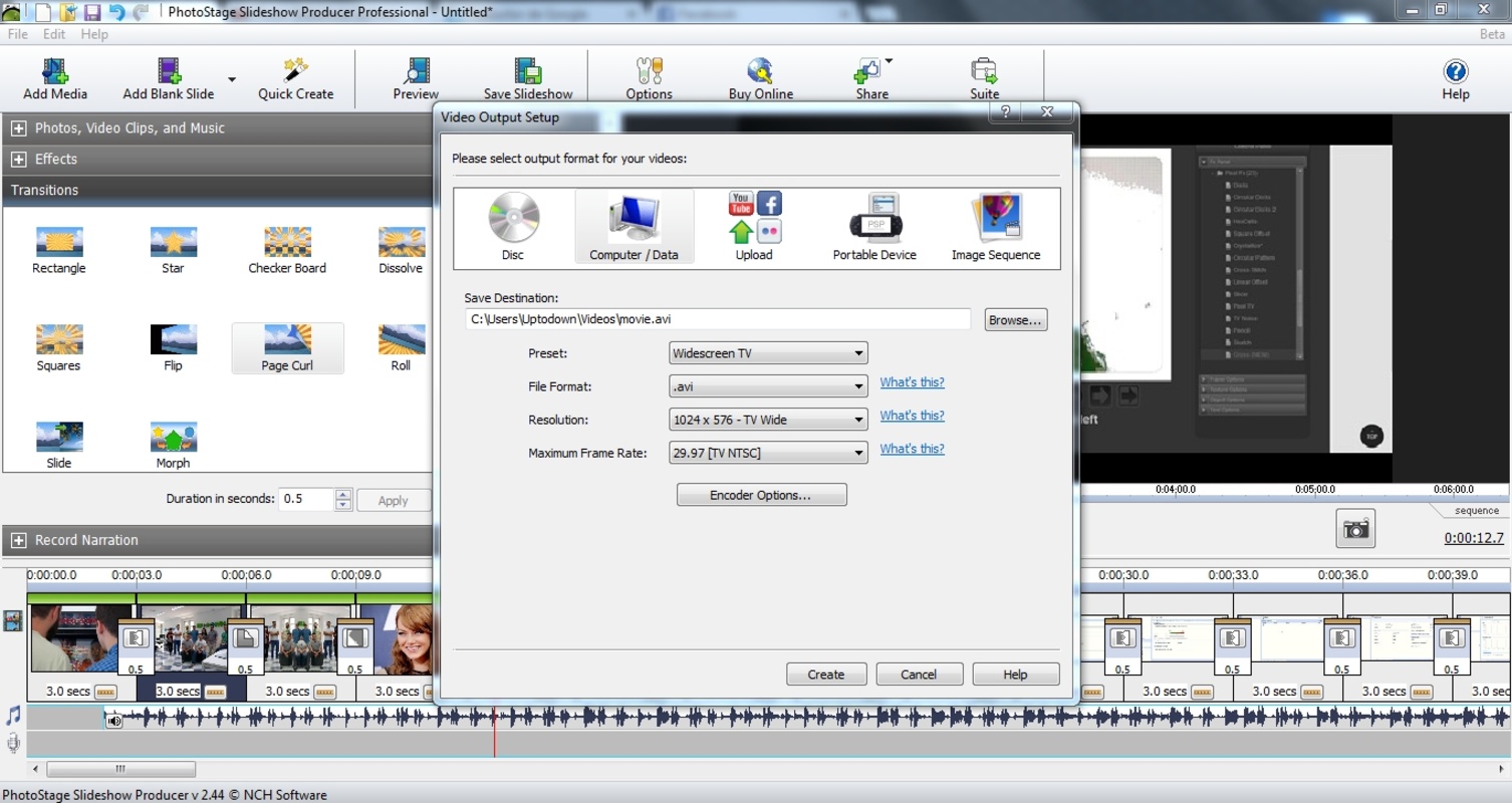 PhotoStage Free Slideshow Maker 9.27 for Windows Screenshot 1