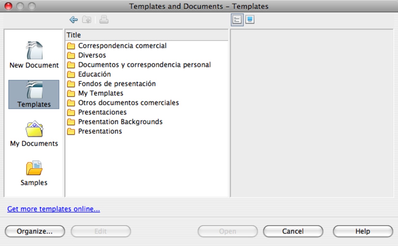 Professional Template Pack – Spanish 1.0 for Windows Screenshot 1