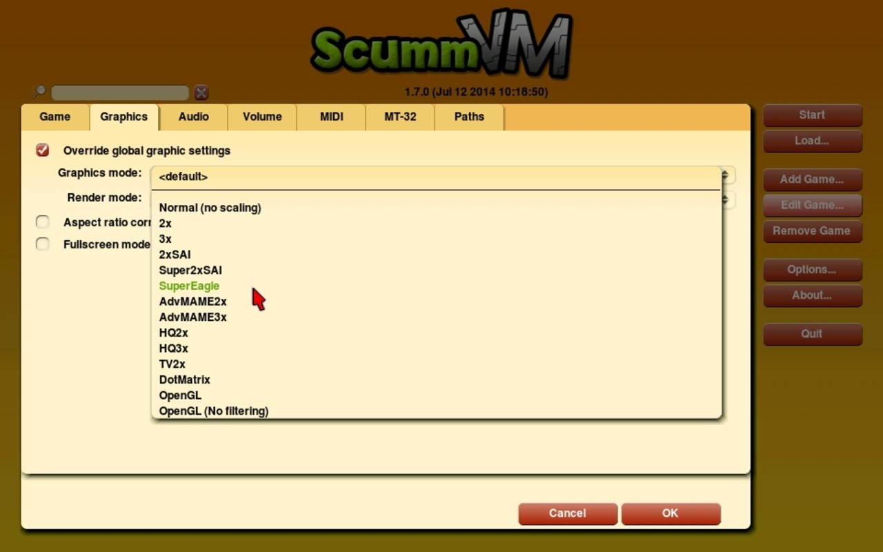 ScummVM 2.7.1 for Windows Screenshot 1