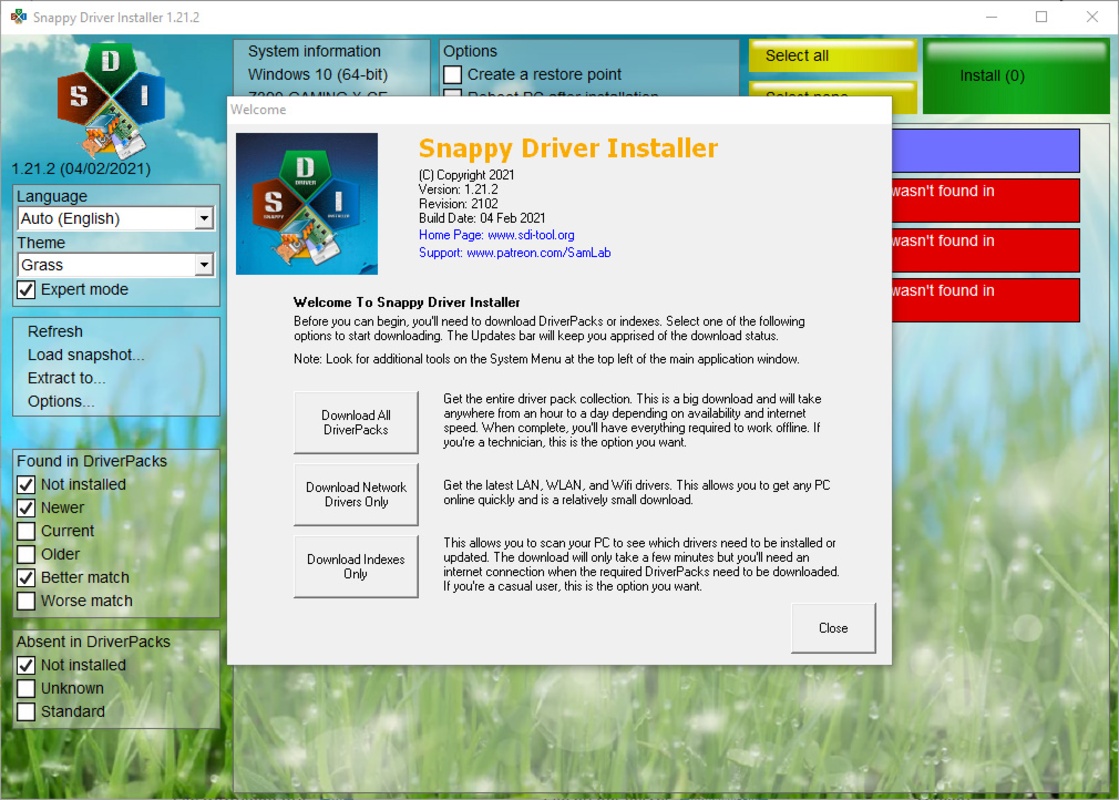 Snappy Driver Installer 1.23.9 feature