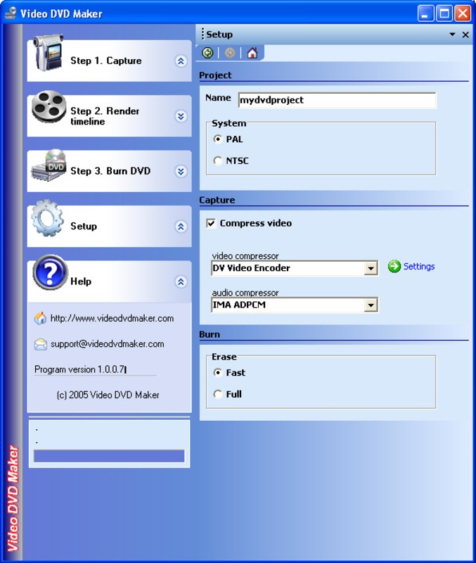 Video DVD Maker 3.32.0.80 for Windows Screenshot 1
