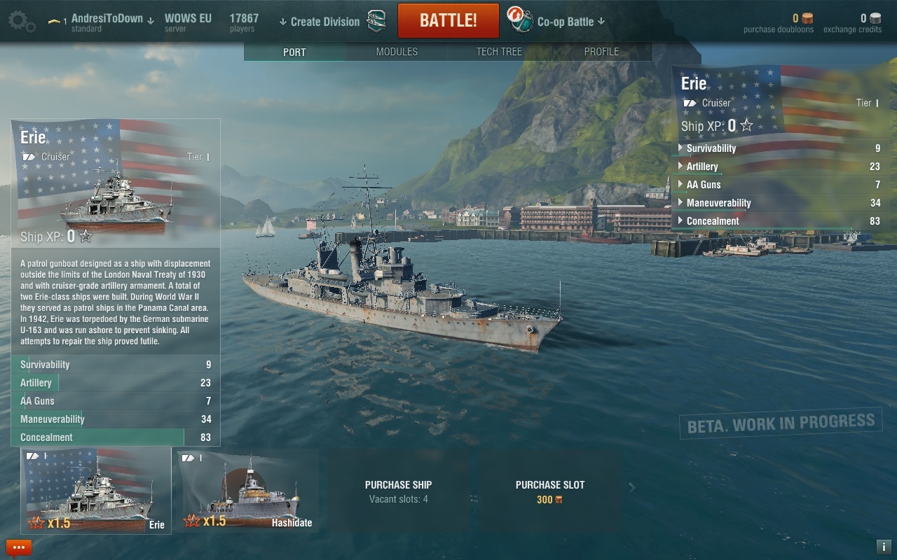 World of Warships 23.4.0.3412 for Windows Screenshot 1